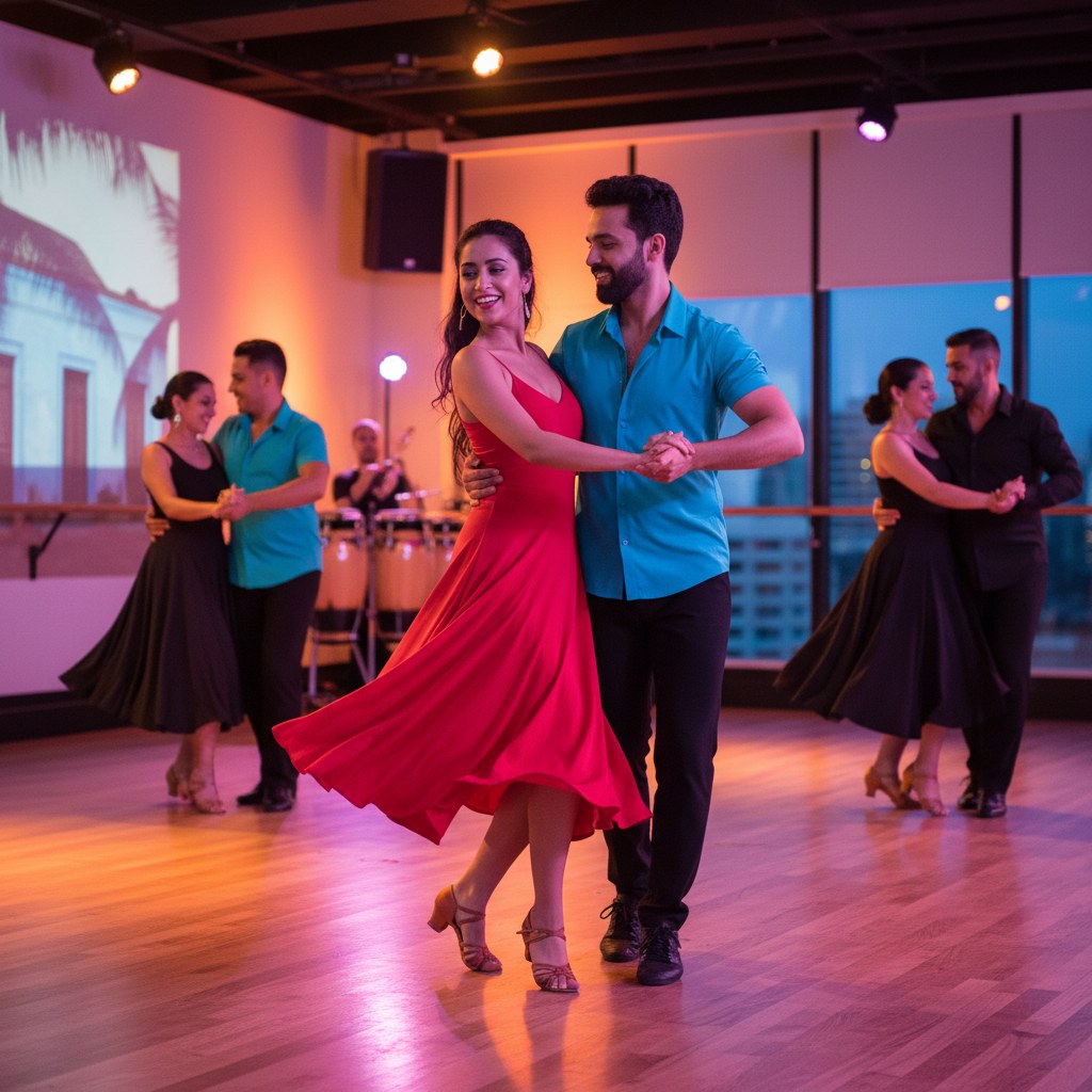Salsa ve bachata dersi — White Turkish Dance Studio